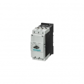 DISJUNTOR MOTOR TRIPOLAR, CORRENTE AJUSTÁVEL 70 A 90A, MODELO 3RV10 41-4LA10, LINHA 3RV10, FAB. SIEMENS.