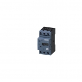 DISJUNTOR MOTOR TRIPOLAR, CORRENTE AJUSTÁVEL 0,7 A 1A, MODELO 3RV10 11-0JA10, LINHA 3RV10, FAB. SIEMENS.