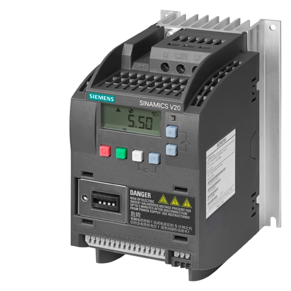 Inversor Siemens 6SL3210-5BE13-7UV0 1.2A 380V 0.5CV