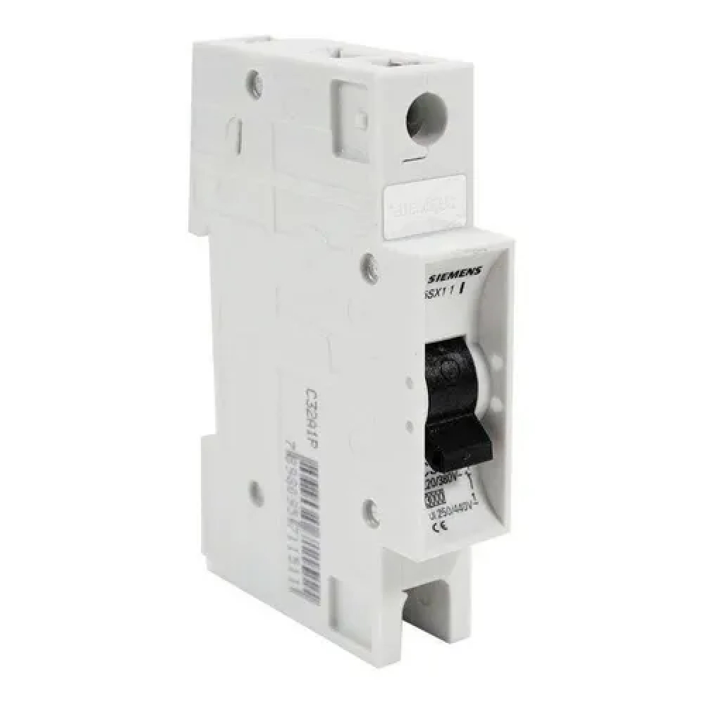 DISJUNTOR MONOPOLAR, 10A, B, MODELO 5SX1 110-6, FAB. SIEMENS.