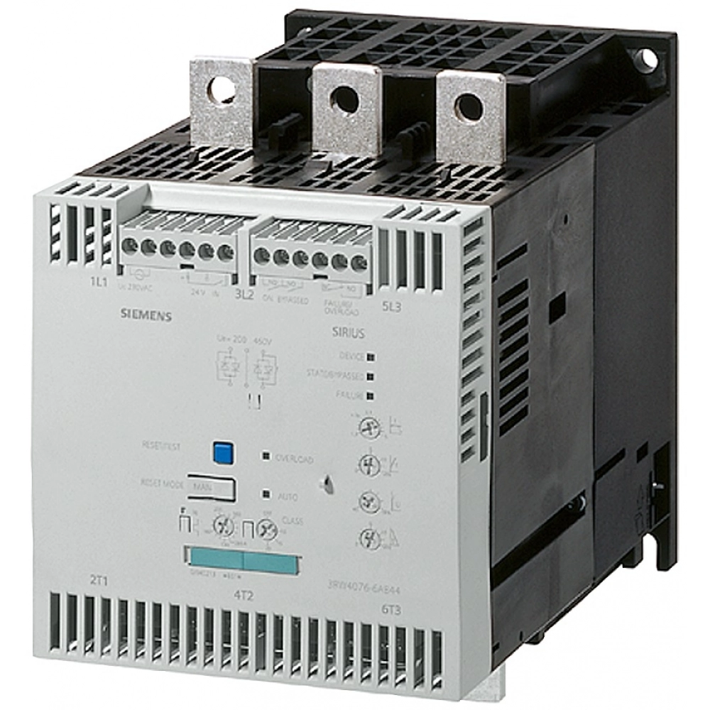 SOFT-STARTER, 356A, MODELO 3RW40 75-6BB44, LINHA 3RW40, FAB. SIEMENS.